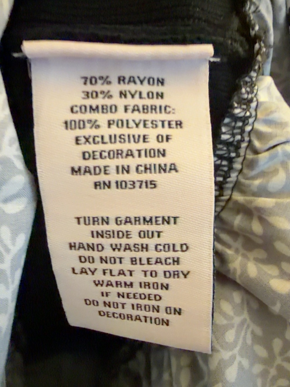 Nanette Nanette Lepore Black Floral Ruffle Hem Puff Sleeve Top L - Picture 5 of 9